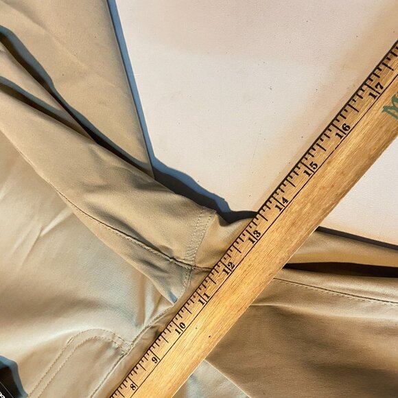 Eddie Bauer Men 38x30 Rainier Pant Nylon Hiking Outdoor Beige Sun Protection NEW - Picture 9 of 11